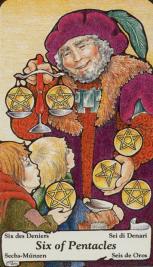 six of pentacles hansen